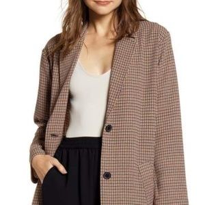 Chelsea28 Duster Jacket - Plaid (L)